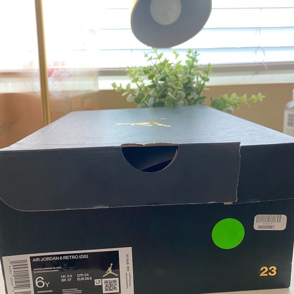 Air Jordan 6 retro gs Carmine 2021 - Picture 3 of 3